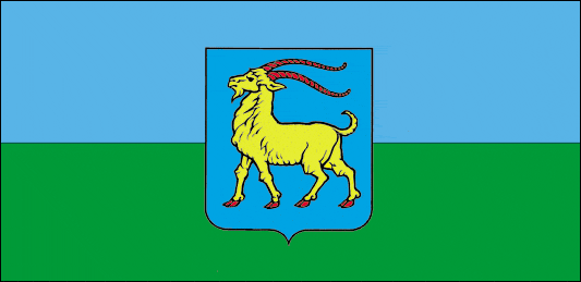Die Flagge der Gespanschaft Istrien